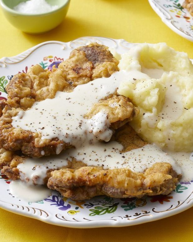 steak and potato recipes chicken fried steak and mashed potatoes
