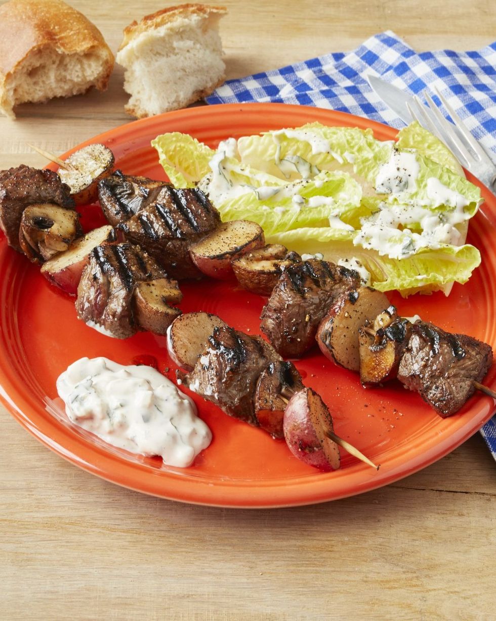 steak and potato recipes steakhouse kebabs