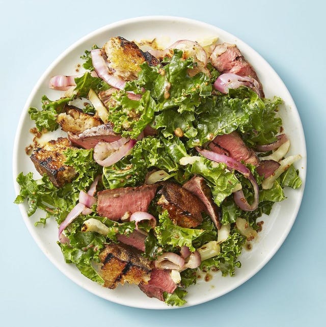 steak and rye panzanella