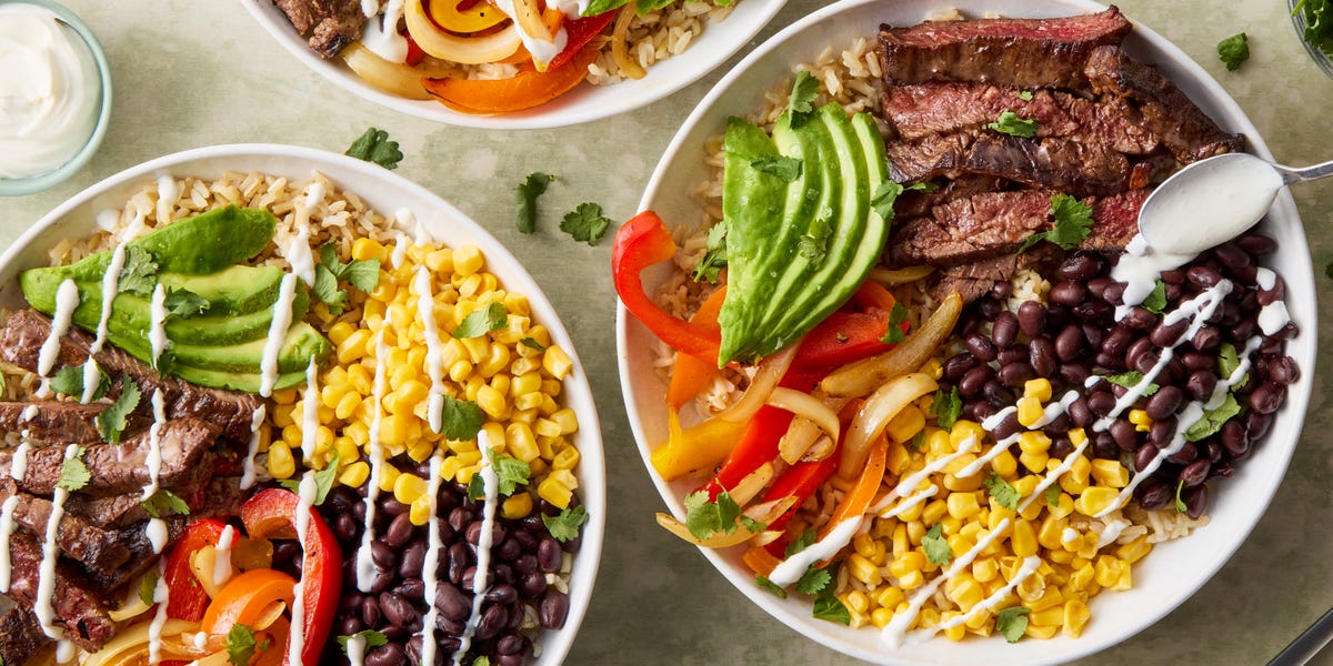 preview for These Steak Fajita Power Bowls Are A Meal-Prep Game-Changers