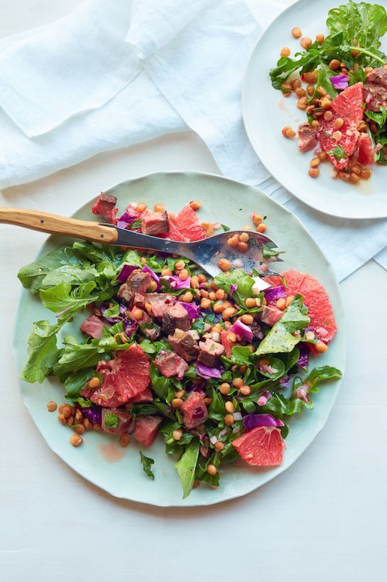 steak and lentil salad recipe