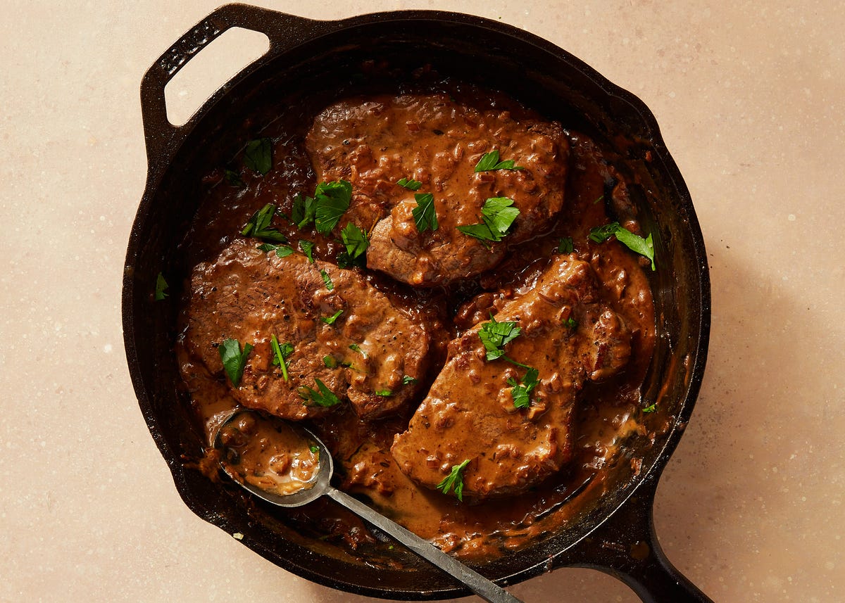 Cast Iron New York Steak - Organized Island