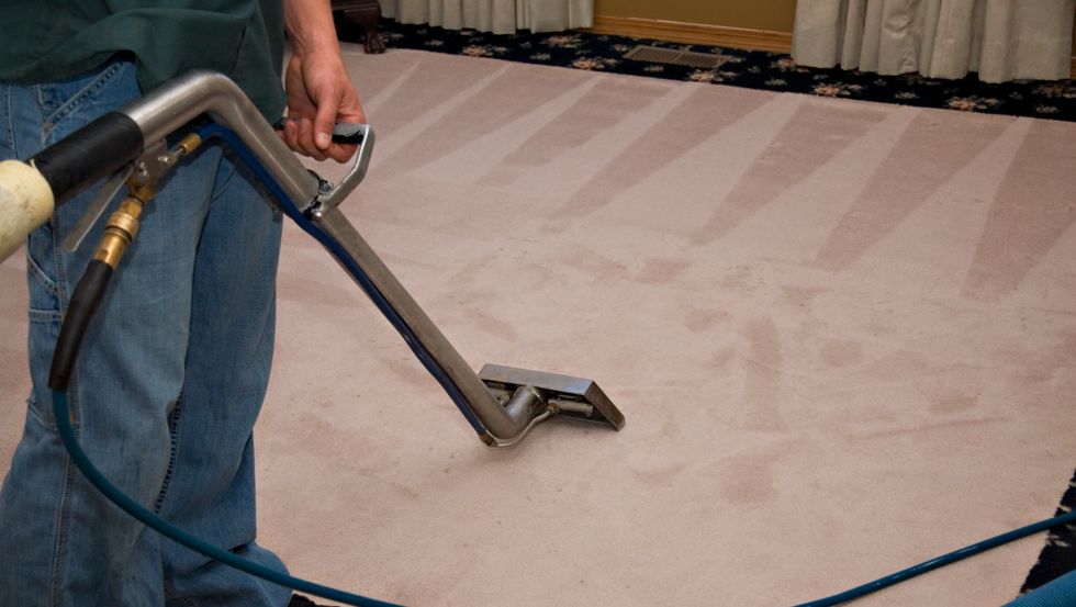 steam carpet cleaning process
