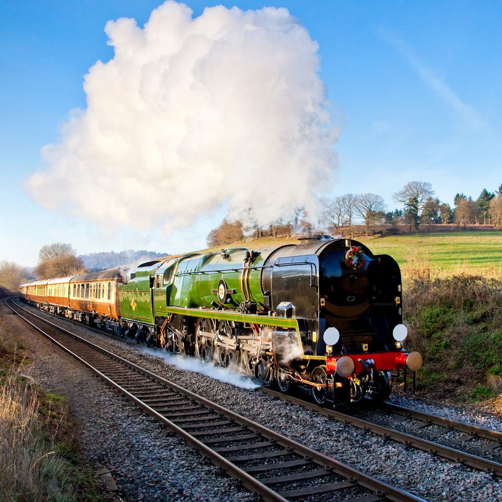 Steam Train, pulling the Orient Express