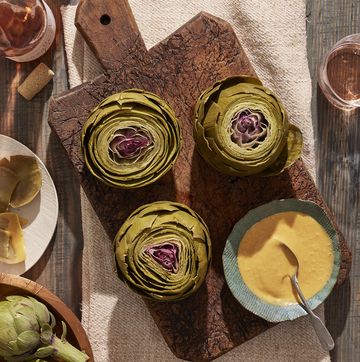 steamed artichokes with smoked paprika aioli