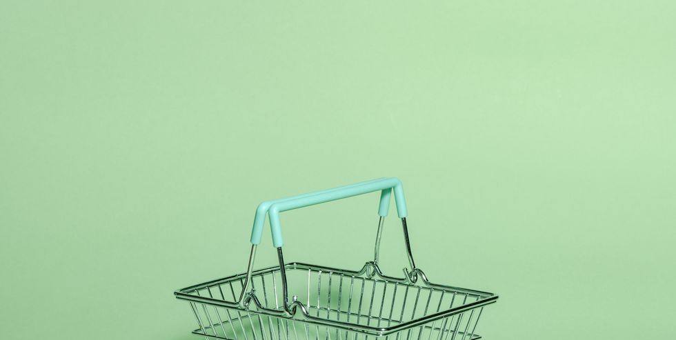steel wire shopping basket