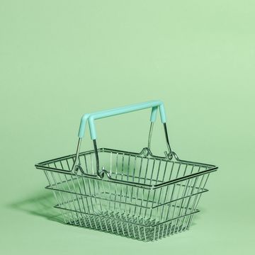 steel wire shopping basket