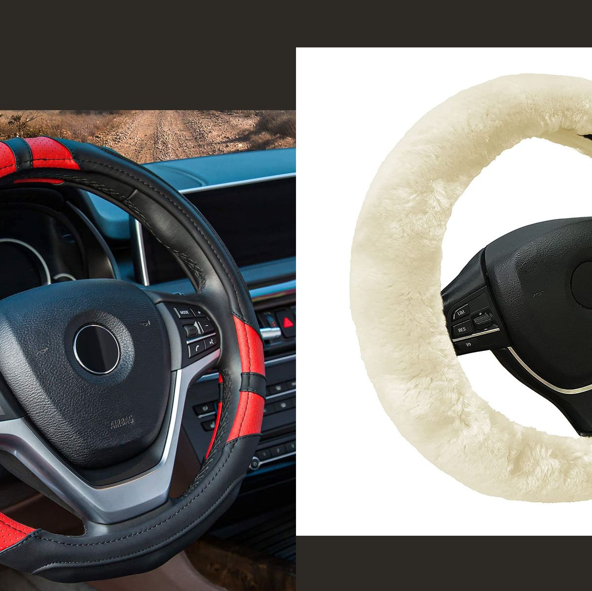 SEG Direct Heating Steering Wheel Cover for Standard-Size Steering