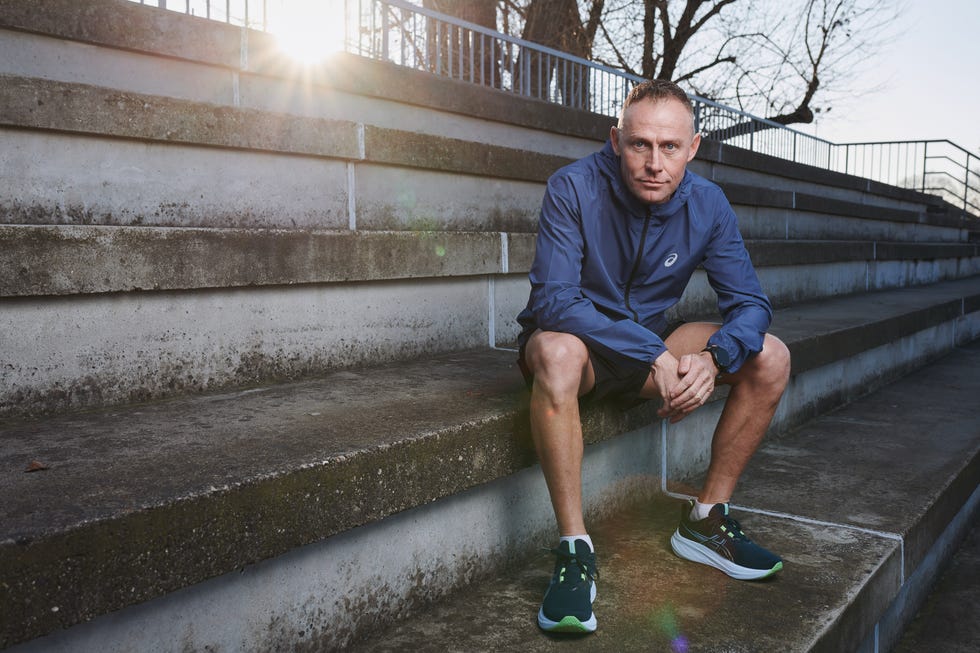 il campione olimpico di maratona stefano baldini al campo di rubiera