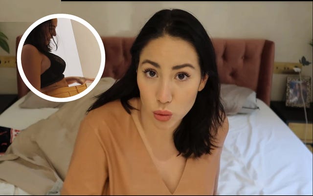 steisy se prueba su ropa antigua tras la liposucción