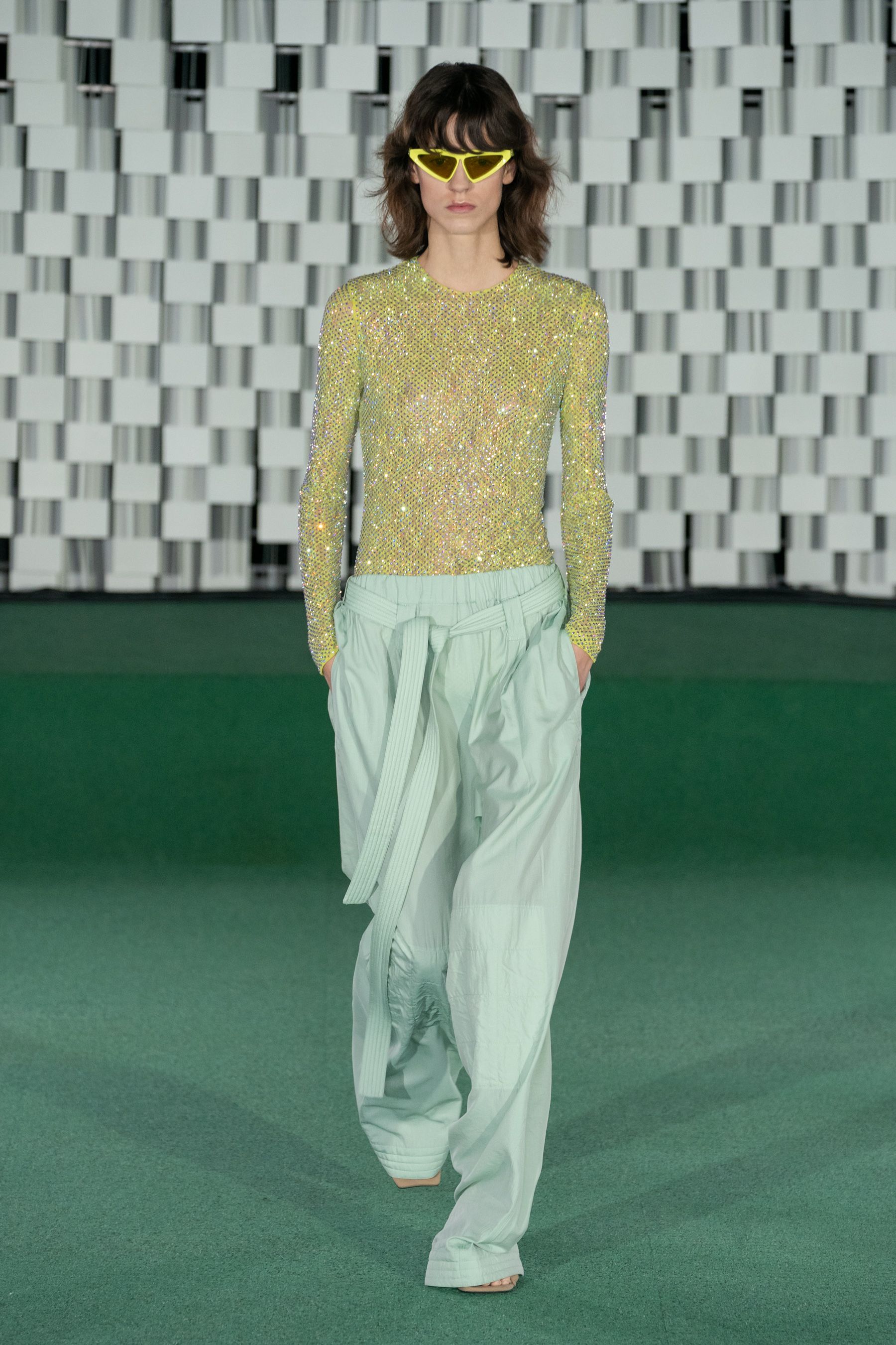 ステラマッカートニー STELLA McCARTNEY 17AW ホースプリント フーデッド 中綿 ベスト 38 マルチカラー 国内正規 レディース Women マルチカラー ホース プリント ジョガー | Stella