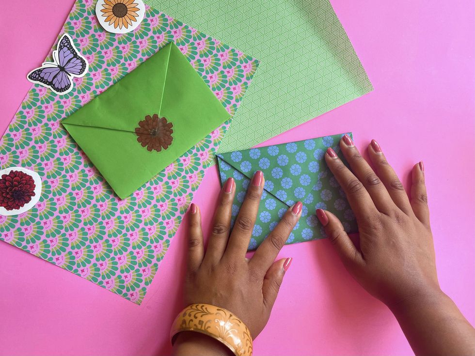How to Make Handmade Envelopes {With Homemade Envelope Glue}