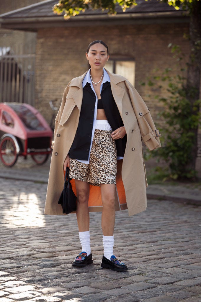 2024春夏哥本哈根時裝週街拍趨勢：動物紋狂想street style day 4 copenhagen fashion week springsummer 2024