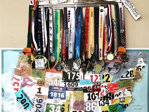Mile Posts: DIY Race Bib Art - Women's Running