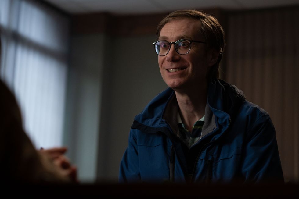 stephen merchant as greg in bbc's the outlaws