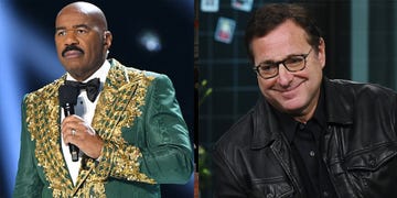 steve harvey gets emotional discussing bob saget