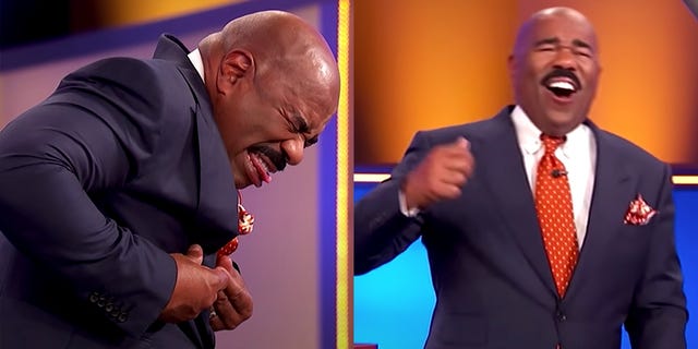 Steve Harvey Reacts to 'Family Feud' Contestant Willie's Outrageous Answer