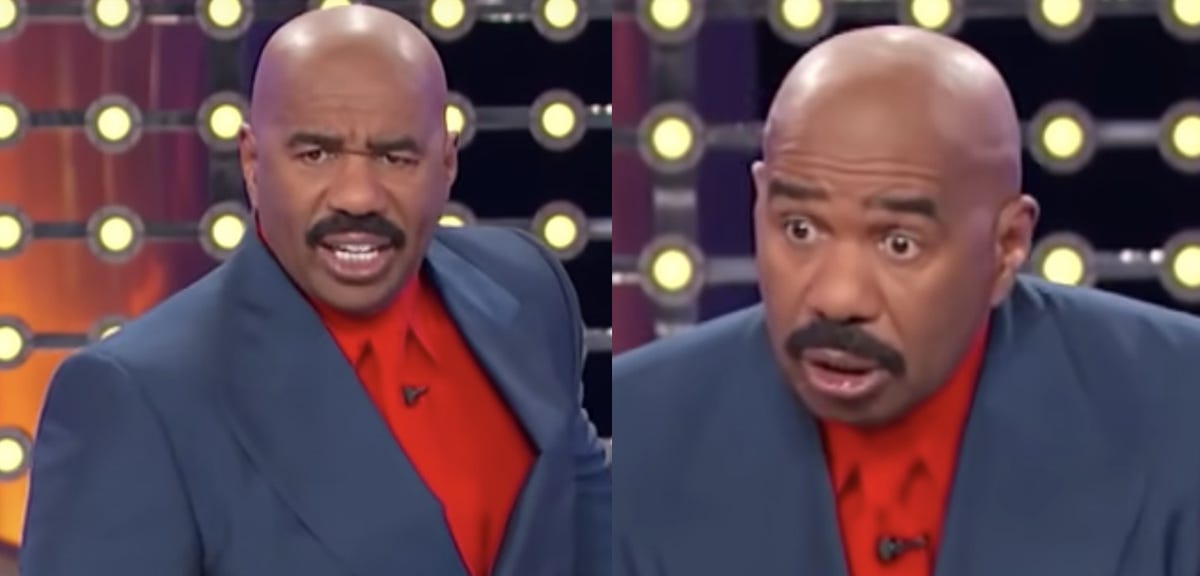 Steve Harvey Explodes on 'Family Feud' Over Silly Answers From the ...