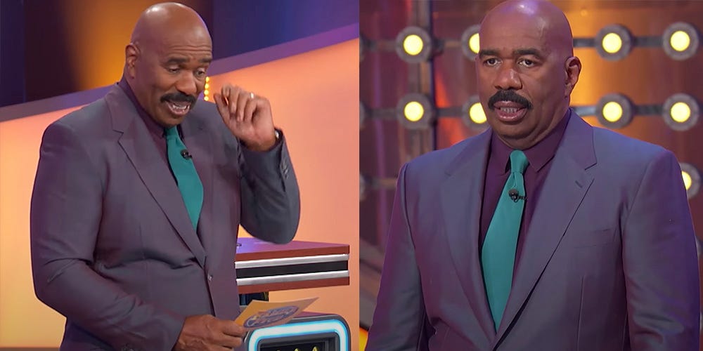 Steve Harvey's Reacts to Getting Trolled During 'Family Feud' Episode