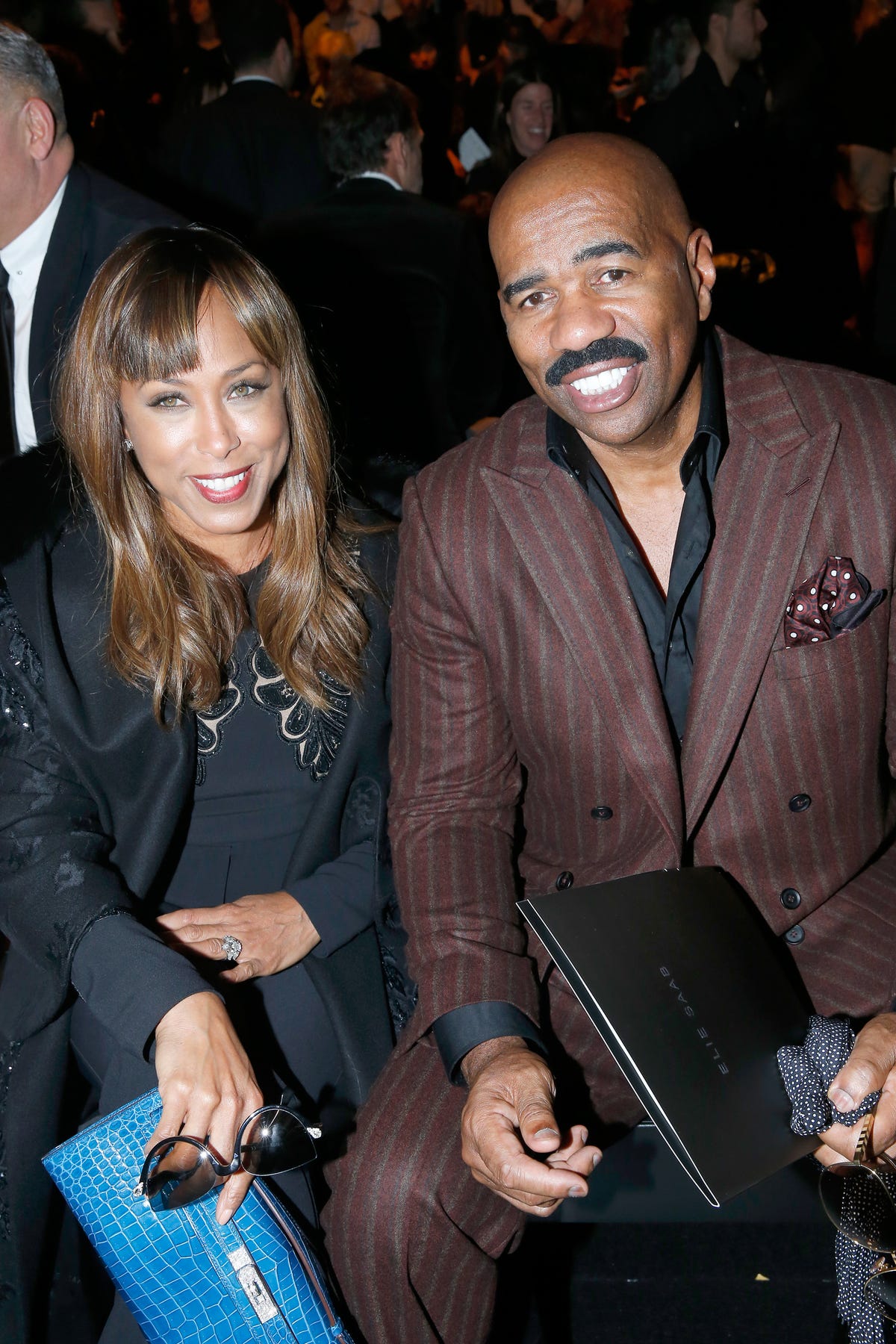 Steve Harvey's wife Marjorie SLAMS speculation that she cheated on the game  show host with their BODYGUARD - brushing off the rumors as 'lies and  foolishness