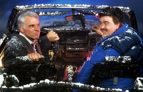 steve martin and john candy in 'planes, trains  automobiles'