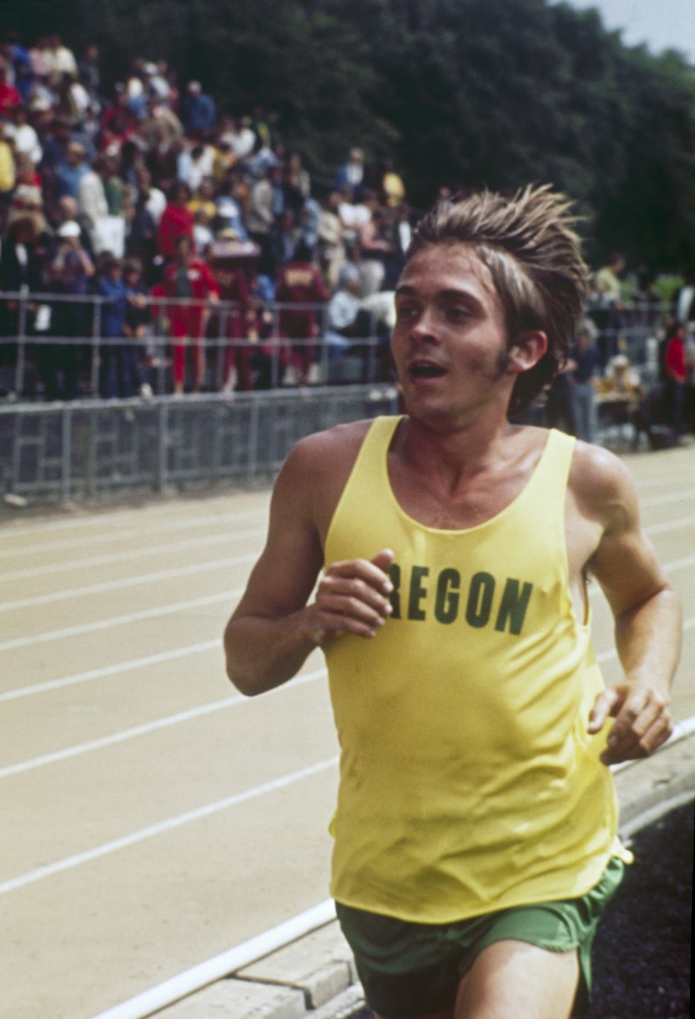 american runner steve prefontaine at olympic games trials
