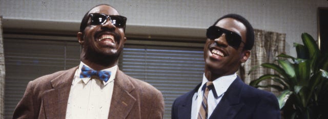 Stevie Wonder and Eddie Murphy