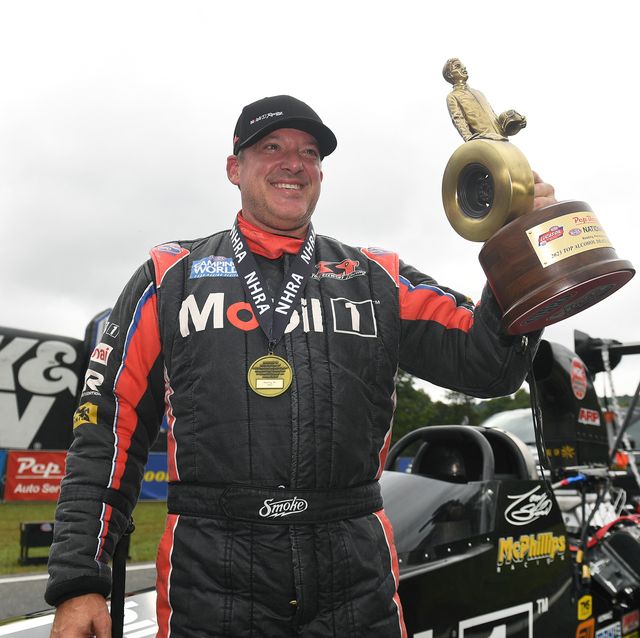 Tony Stewart Wins NHRA Top Alcohol Race at Maple Grove, Grabs Points Lead
