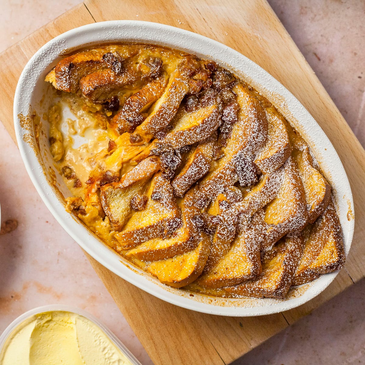 sticky toffee bread and butter pudding