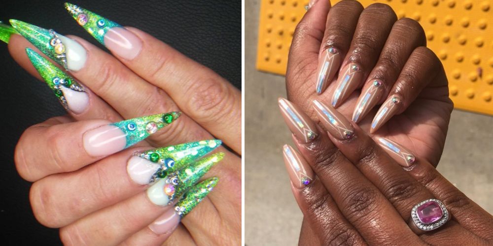 1. "Stiletto Nail Designs: 50 Creative Ideas for Long and Pointy Nails" - wide 10
