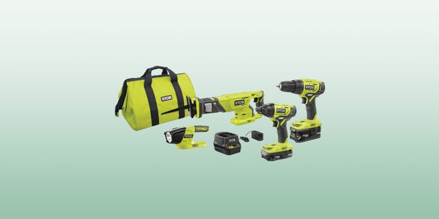 RYOBI ONE+ 18V Cordless 3-Tool Hobby Kit with Compact Glue Gun