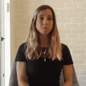 woman using american sign language