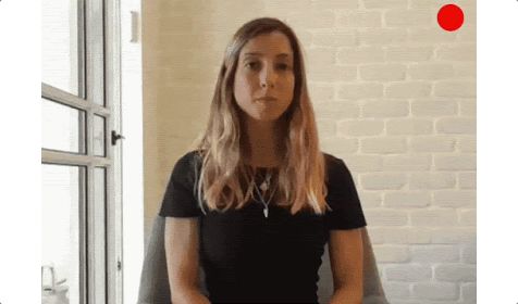 woman using american sign language