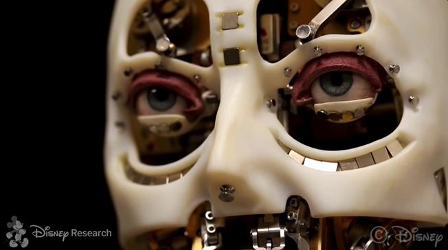 Tidlig Nebu Repaste Robot with Realistic Human Gaze | Disney Research Robot