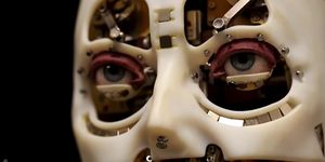 disney research's robot with realistic eye movements