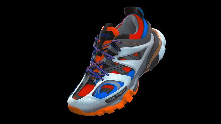 Shoe, Footwear, Outdoor shoe, Running shoe, Orange, Walking shoe, Athletic shoe, Cross training shoe, Sneakers, Electric blue, 