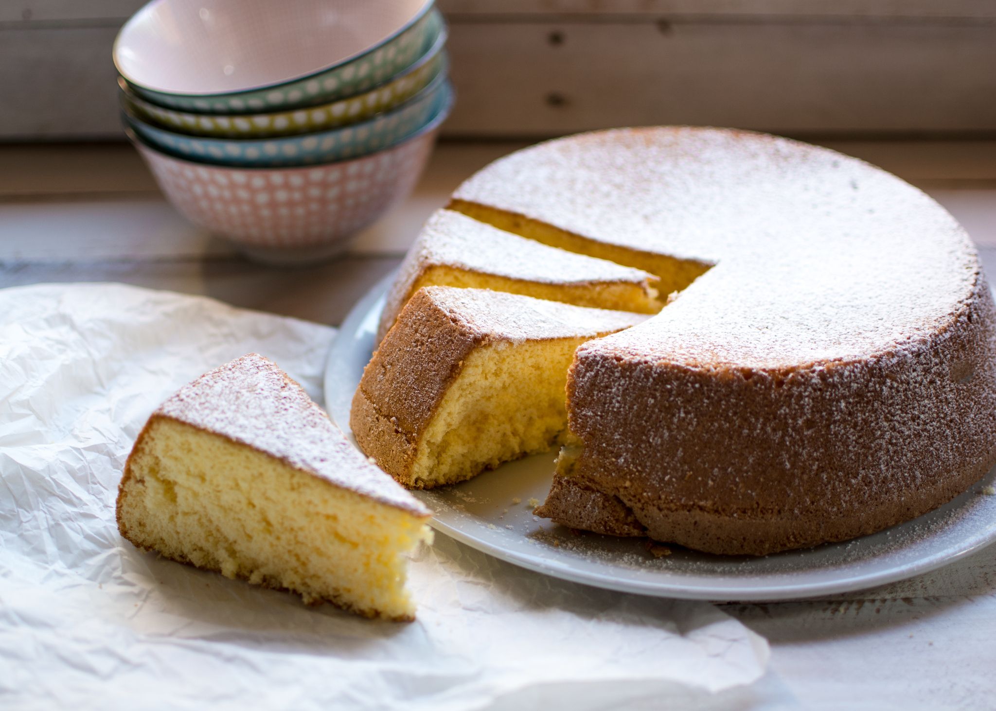 Italian Sponge Cake (Pan di Spagna) Recipe - Torta o Ragione