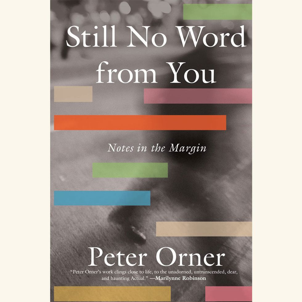 still no word from you, notes in the margin, peter orner