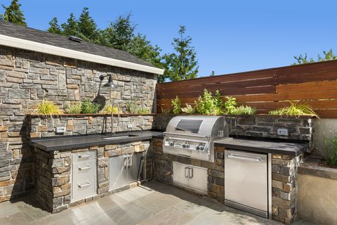 outdoor kitchen ideas stone backyard kitchen