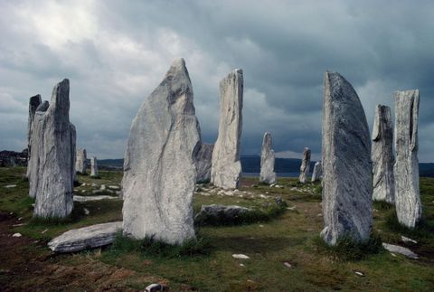 Stone circle, the Callanish Stones, Scotland