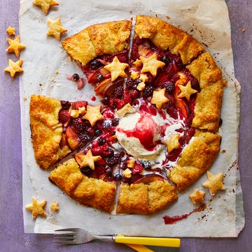Stone Fruit and Berry Galette pick up from woman's dayjulyaug 2018 cover shoot