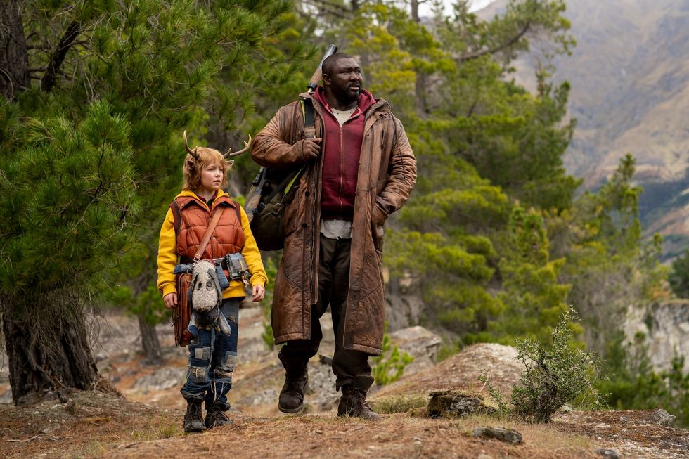 sweet tooth l to r christian convery as gus and nonso anozie as tommy jepperd in episode 103 of sweet tooth cr kirsty griffinnetflix © 2021