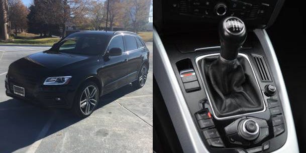 Audi SQ5 With a Manual Transmission for Sale on Craigslist