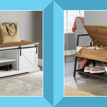entryway storage benches