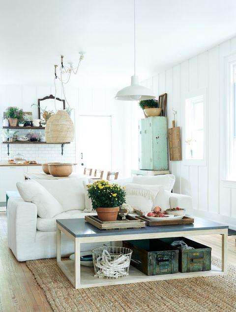 Furniture, White, Room, Living room, Interior design, Coffee table, Table, Turquoise, Green, Floor, 