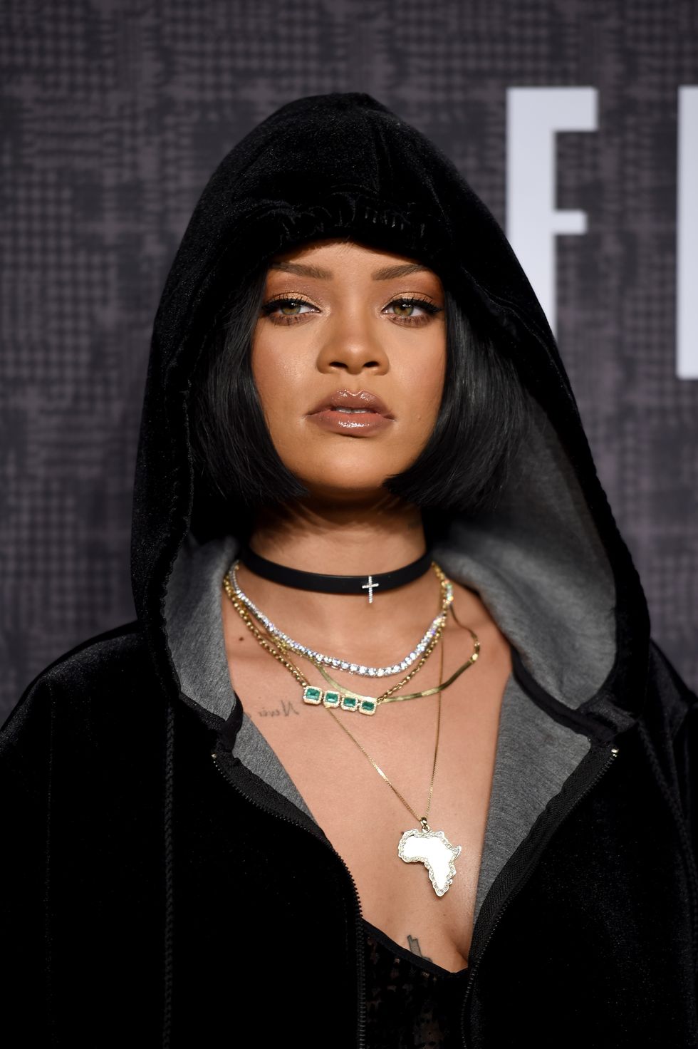 new york, ny february 12 rihanna attends the fenty puma by rihanna aw16 collection during fall 2016 new york fashion week at 23 wall street on february 12, 2016 in new york city photo by dimitrios kambourisgetty images for fenty puma