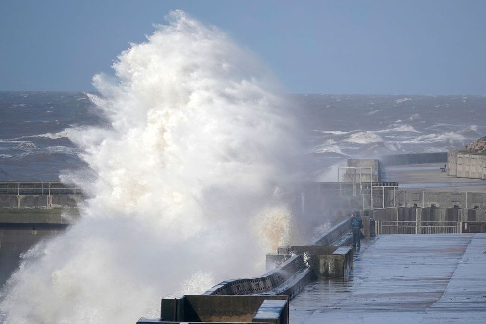 Storm Gareth Causes Heavy Wind, Rain And Waves Across Much Of The UK