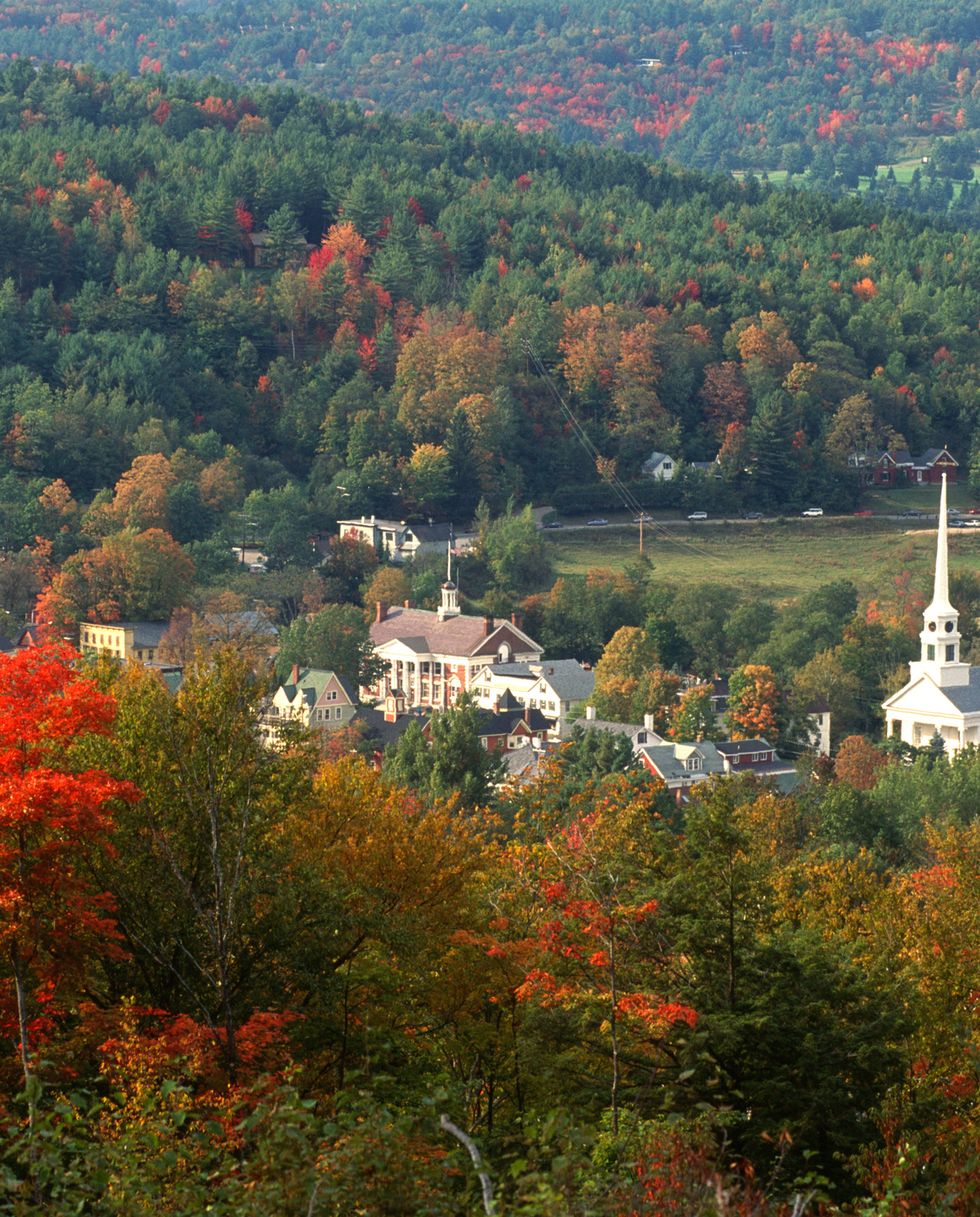 best places to see fall foliage stowe vermont