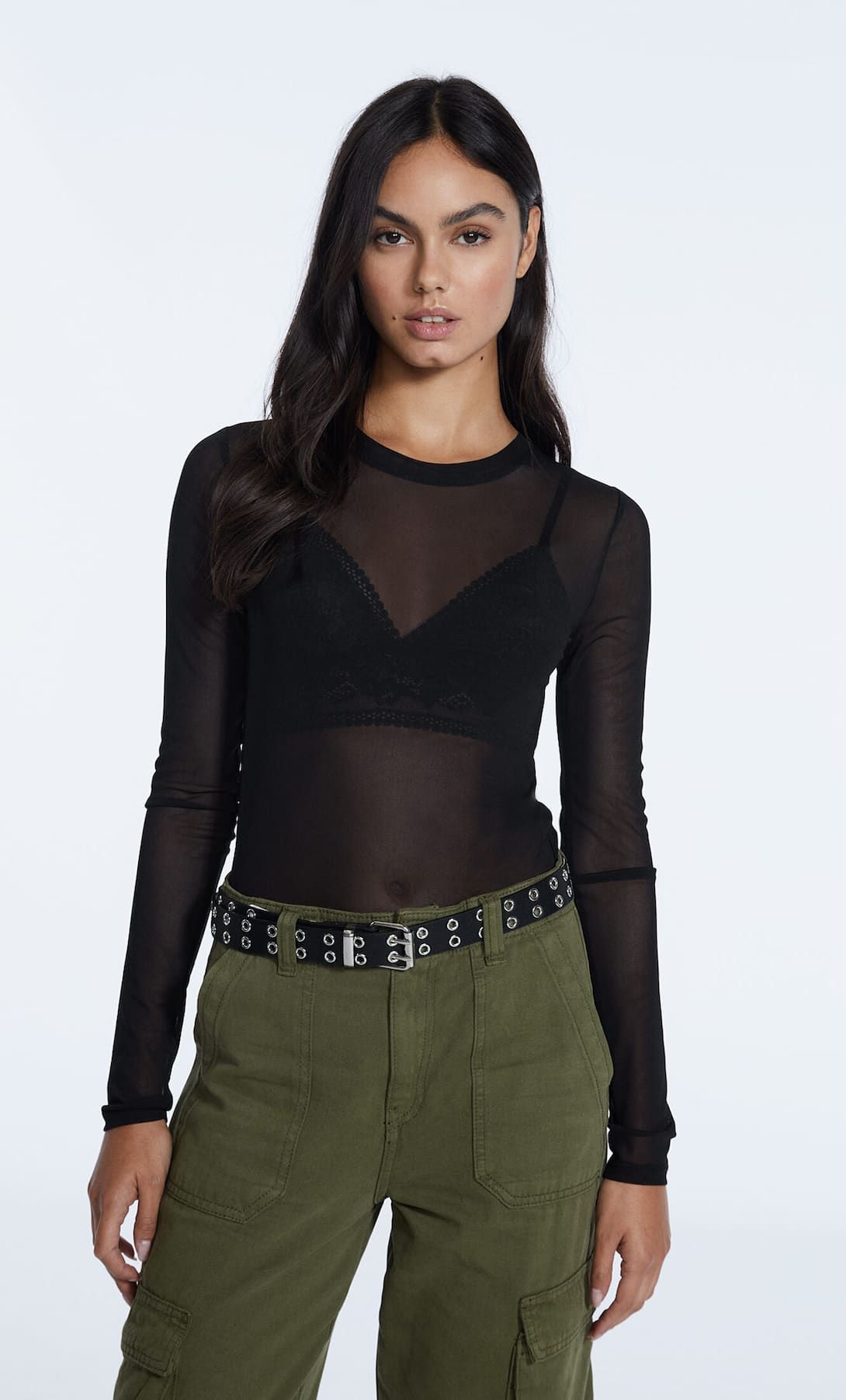 Top para camisas transparentes new arrivals