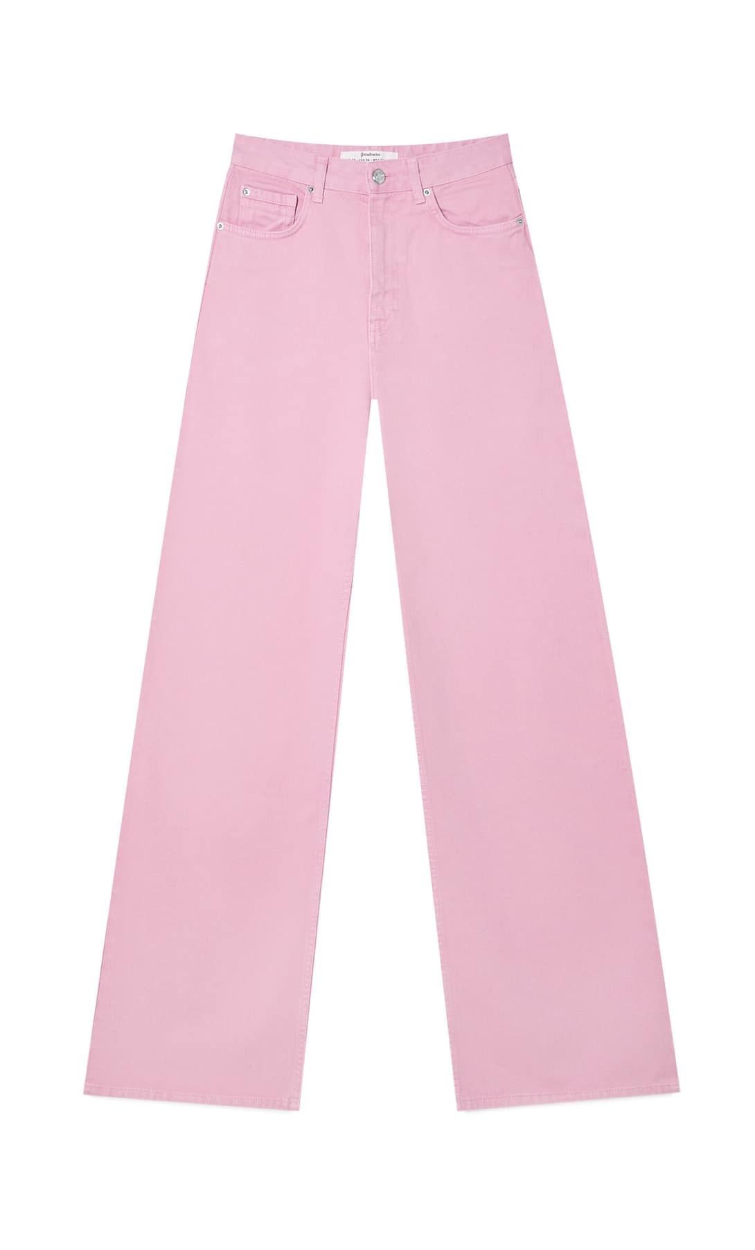 Stradivarius diseña los pantalones vaqueros rosas 'wide leg' que vas a lucir